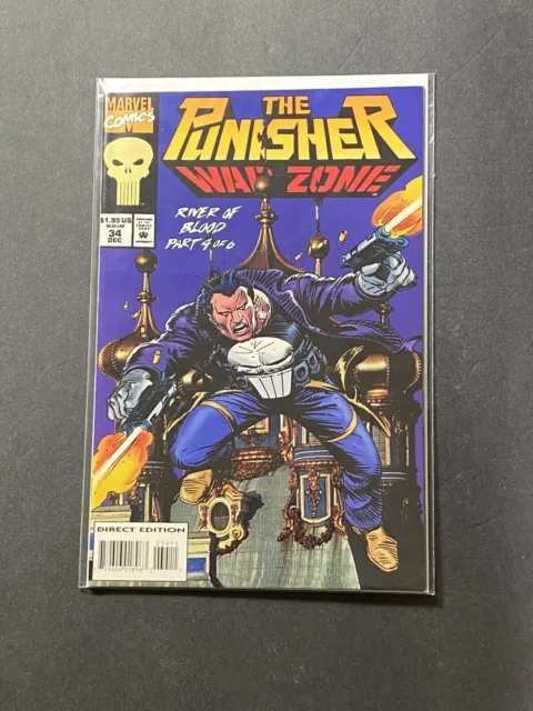 Marvel Comic Book ( VOL. 1 ) The Punisher War Zone #34