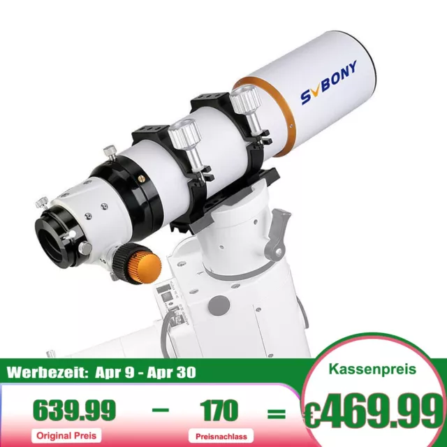 SVBONY SV503 80ED F7 Refraktor Astronomisches Teleskop OTA APO Dual Fokussierer