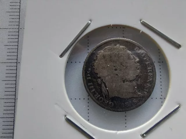 1816 King George III .925 Silver Sixpence