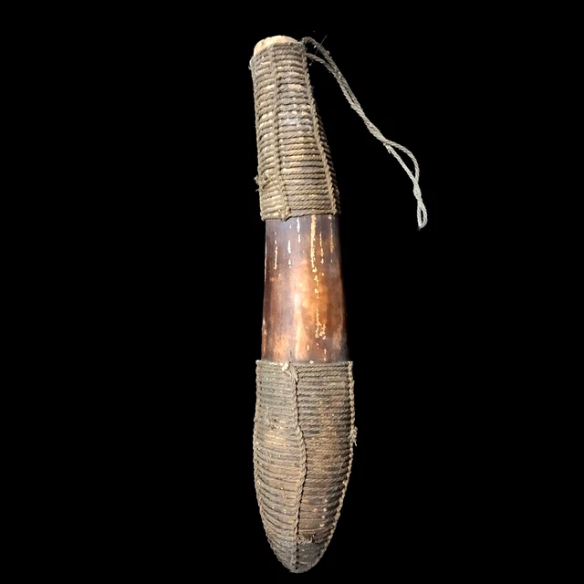 Asmat Dani Head Hunter Water Gourd Papua New Guinea Sculpture Primitive Art