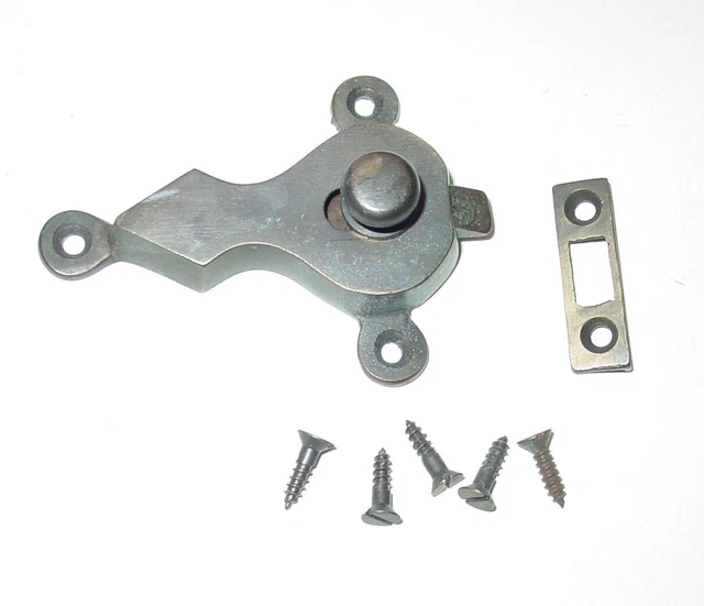 VINTAGE ANTIQUE TIP Tilt Top Table Latch Drop Leaf Spring Bolt Lock