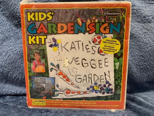 Kit de escalones de mosaico Milestones jardín para niños NUEVO sellado