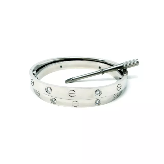 Silver Love Bracelet stainless steel 3