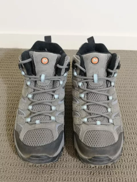 Merrel Women Femmes Hiking Boots Grey Size US 7.5 UK 5 EU 38