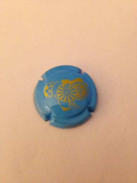 CAPSULE DE CHAMPAGNE VOIRIN JUMEL NoA1 BLEU CLAIR ET OR EDITION 2018 NON RÉF.