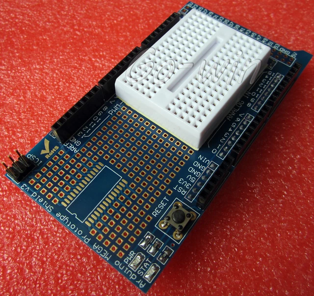 1 PIÈCE PROTOTYPE de carte d'extension MEGA ProtoShield V3 pour Arduino ...