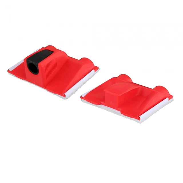 Outils Rotatifs Multifonction Reykentu Coupe-bordure Avec 4 Tampons De Rechange, Applicateur De Tampon De Peinture, Rouge Lavable Pour Coins Muraux Et Bordures Coupe Bordure Peinture