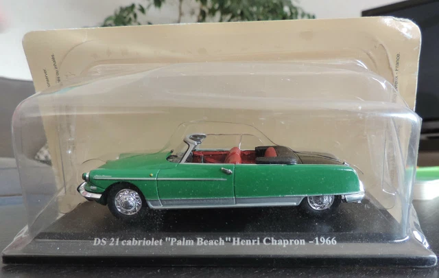 Citroen Ds 21 Cabriolet Palm Beach Henri Chapron 1966 Editions Atlas 1/43