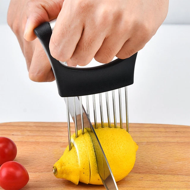 ONION SLICE HOLDER Onion Pin Slicer Kitchen Chopper Slicing Tool