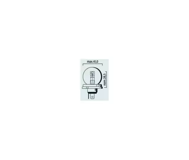 Philips - Ampoule - CODES EUROPEENS R2 12V 45/40W P45T-41