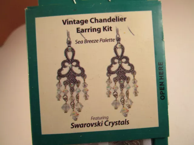 Vintage Swarovski Crystal Innovations Chandelier Earring Kit Sea Breeze Palette 2