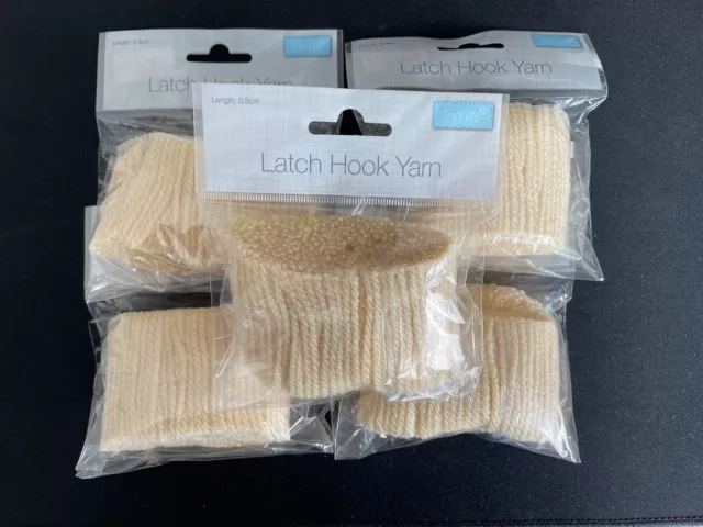 Trimits Latch Hook Yarn 5.5cm All Colours Rug Making Crafts
