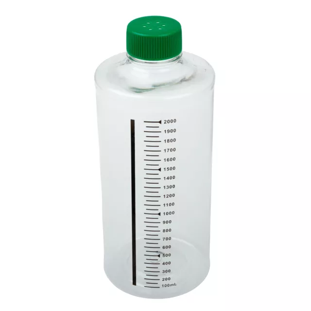 CELLTREAT TCT Roller Bottle, 850cm2, Vented Cap, 12/Case, Sterile, #229385