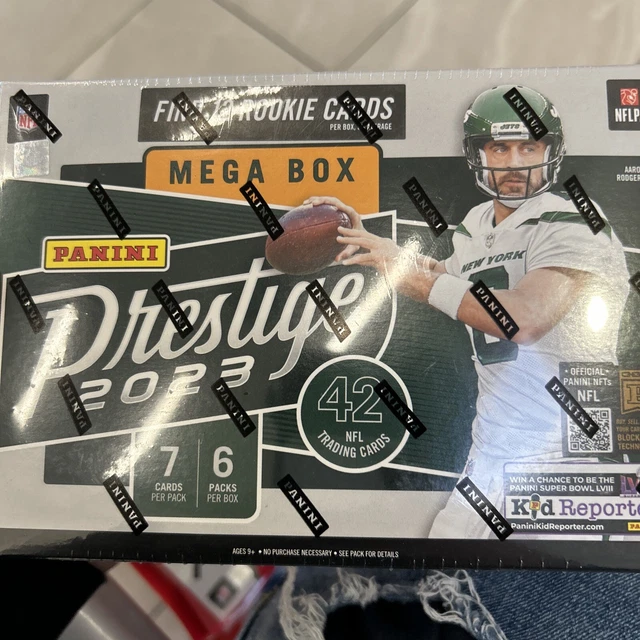 🏈 2023 PANINI Prestige NFL Trading Cards MEGA Box (Factory Sealed) 44.