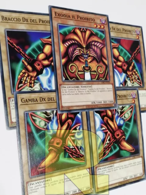 Exodia Il Proibito SET COMPLETO (5 Carte) ® Comuni LDK2 ® Italiano 3