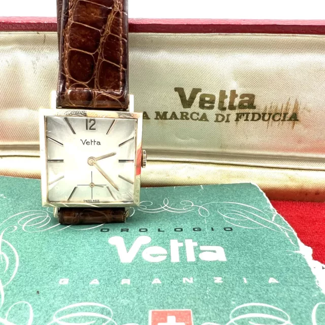 Montre VETTA Vintage Or Massif 18K 0.750 Mécanique Manuel Cal 280