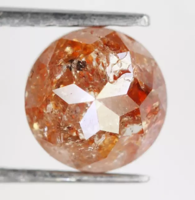 0.84 CT Natürlich Lose Braune Farbe Rund Rose Schnitt Schöne Verlobung Diamant