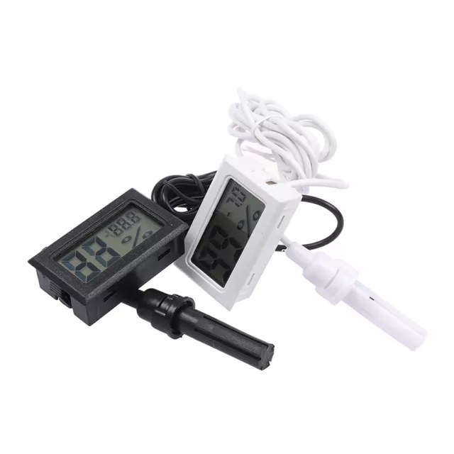 1PC Digital LCD Thermomètre hygromètre Température Humidité Gauge avec sonde