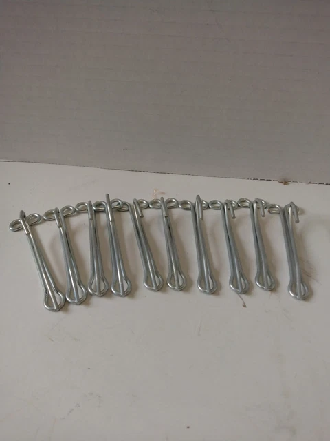 10 Vintage 3" Slip On Metal Drapery Curtain Hooks Pinch Pleat Drapes