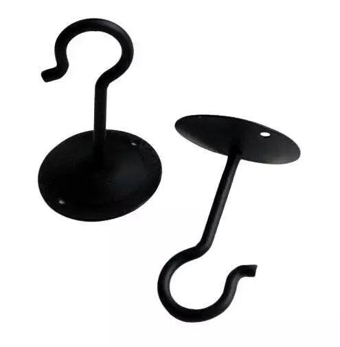 CEILING HOOK - Amish Handcrafted Wrought Iron Swivel Hanger