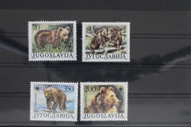 Jugoslawien 2260-2263 postfrisch Naturschutz Braunbär #WR759