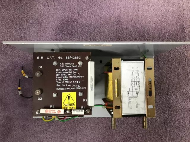 Railway Signalling Equipment - AC Immune DC Track Feed Unit - Howells