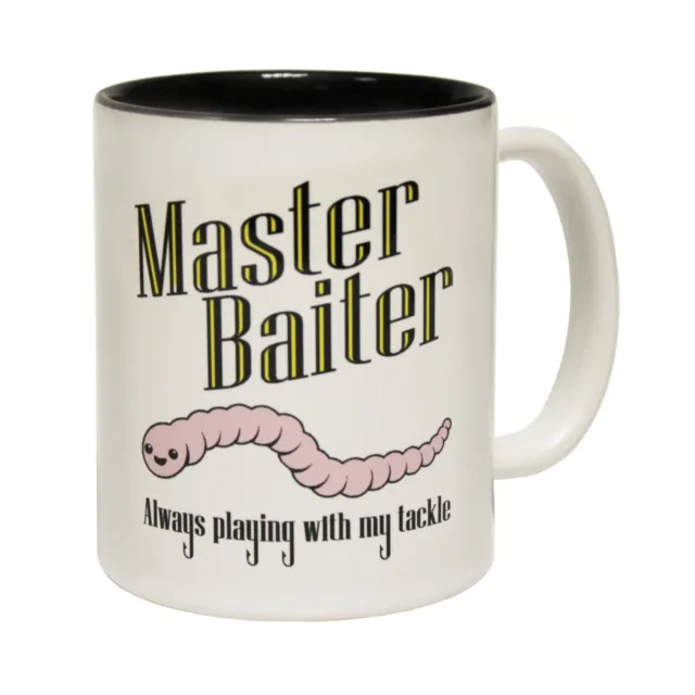 Master Baiter Fish Fishing Coffee Mug Fisherman Angler Carp funny birthday gift