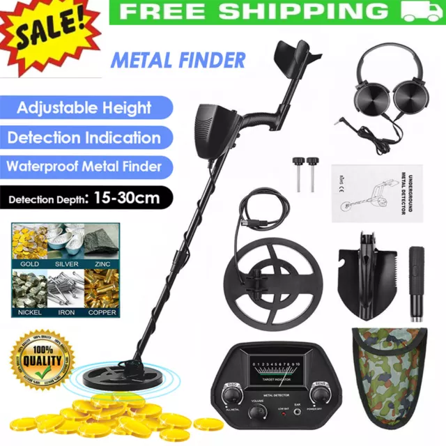 Metal Detector Professional Discriminating Treasure Gold Coins Waterproof