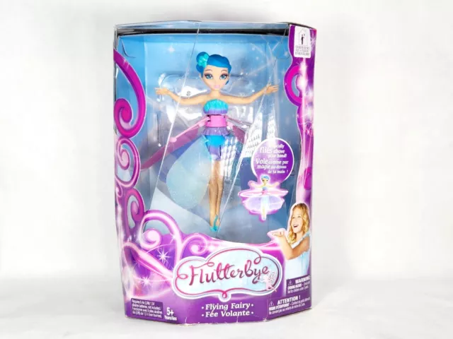 New! Rare Flutterbye Flying Flutter Fairy Fairies Dusk Doll New in Box