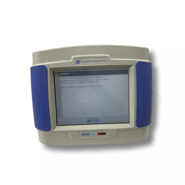 Transonic HD03 Intuitive Hemodialysis Surveillance Monitor only AS IS POWERS ON