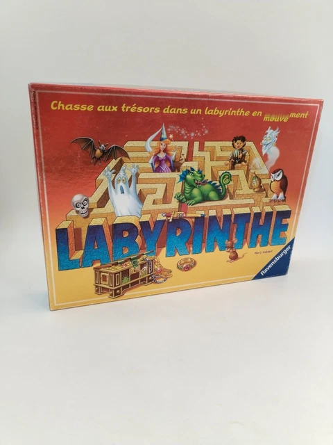 Jeu De Société Labyrinthe Ravensburger - Version Incomplète (manque 2 Pièces) - Occasion