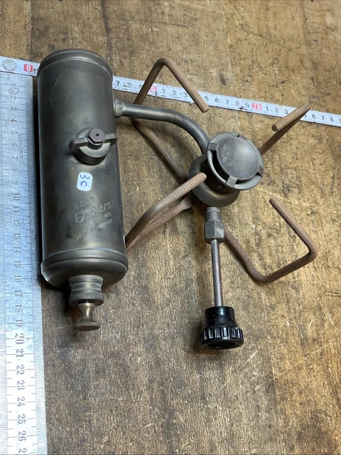 réchaud Portatif Essence Série 7052 Militaire WW2 Outil Ancien Réf N.42