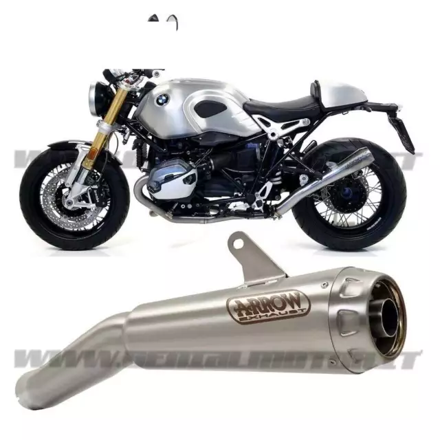 Exhaust + Link Pipe Arrow Pro Nichrom Bmw R Nine T 2017 > 2021