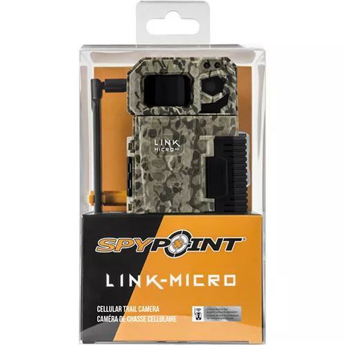 Spypoint Link Micro LTE Cellular SMS Trail Nature Camera 10 Meg (UK Stock) SPLIT