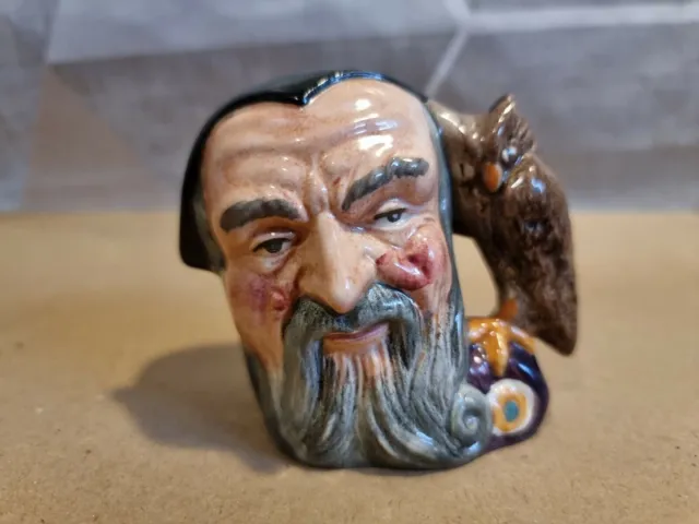 Vintage Miniature Royal Doulton Toby Character Jug - Merlin - D6543