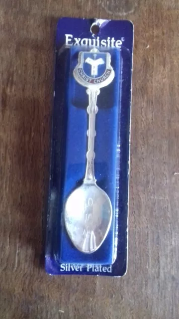 Exquisite Silver Plated Collectors Spoon 'Christ Church 1840 -1990' boxed