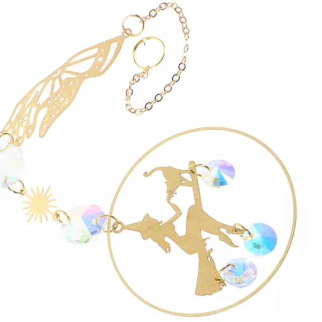 Witch Suncatcher Hanging Crystal Hangings Balls Window Prism Decorate Miss n