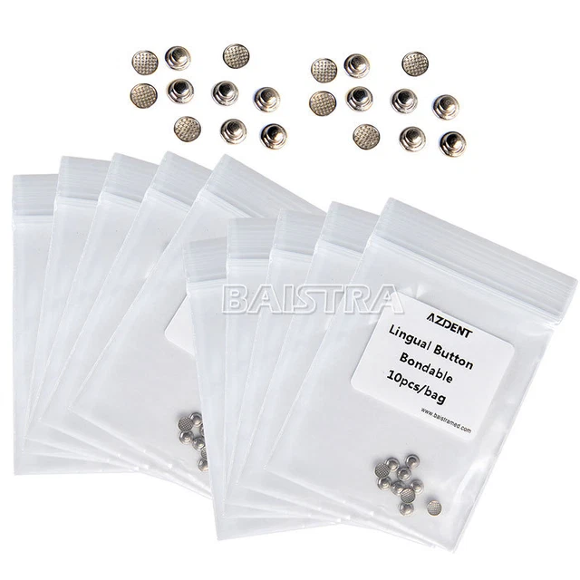 20 X 10Pcs/Pack Dental Orthodontic Lingual Button for Bondable Round