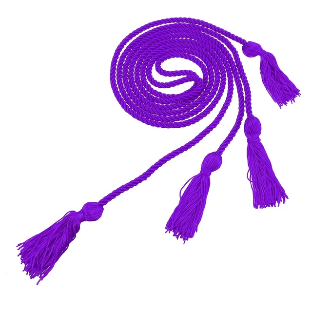 Cordón de honor de graduación rojo fiesta disfraz accesorios borla