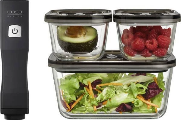CASO Vacu OneTouch Eco-Set 150min Akkulaufzeit spülmaschinengeeignet 3