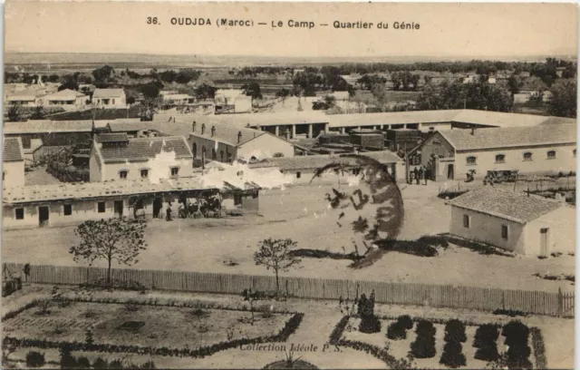 CPA AK MAROC OUDJDA Le Camp - Quartier du Genie (31131)