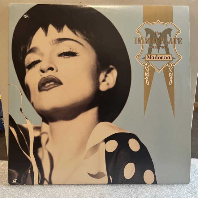 Madonna: The Immaculate Collection Laserdisc Music Video Warner Records Madonna: The Immaculate Collection Laserdisc Music Video Warner Records