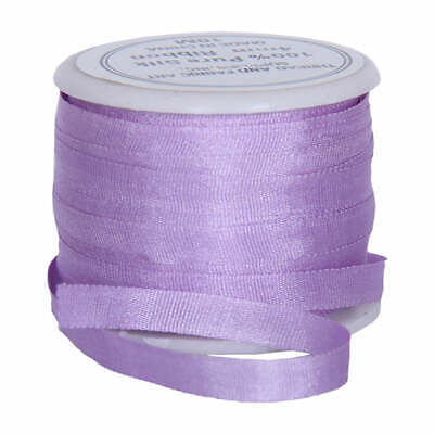 Threadart 100% pura seda lazo - 4mm luz púrpura-Nº 574 - 10 metros