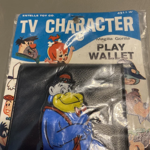 RARE MAGILLA GORILLA Anthropomorphic Play Wallet HannaBarbera Estelle