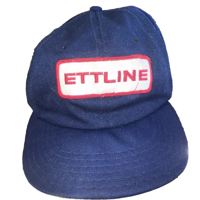Vintage Ettline Patch trucker snapback cap hat
