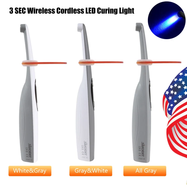 Dental Cordless Led Curing Light 3 Second iLED Cure Lamp Woodpecker DTE Style 3C