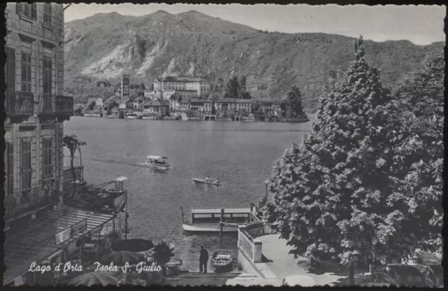 cartolina ORTA lago di..isola s.giulio