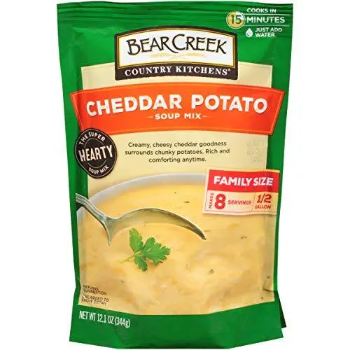 Bear Creek Soup Mix Cheddar Potato 12.1 Ounce Pack of 6