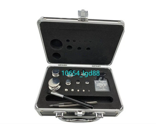 1mg-1kg Class E2 Precision Calibration Weights Poise For Balance Scale 25pcs 10u