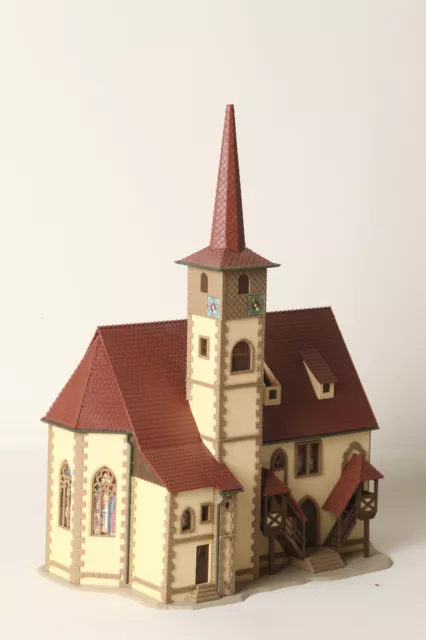 Vollmer Faller Kibri H0 große hellgelbe Kirche m schönen Fenstern, 30cm (193719)